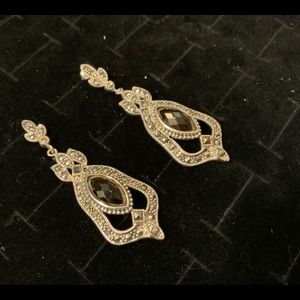 Sterling Semi precious earrings in silver